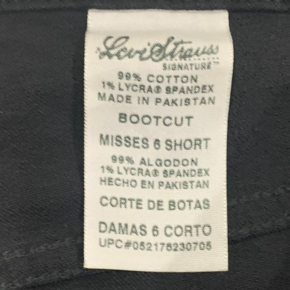 LEVI'S STRAUSS STRETCH BOOT CUT JEANS SIZE 6 - Picture 7 of 7